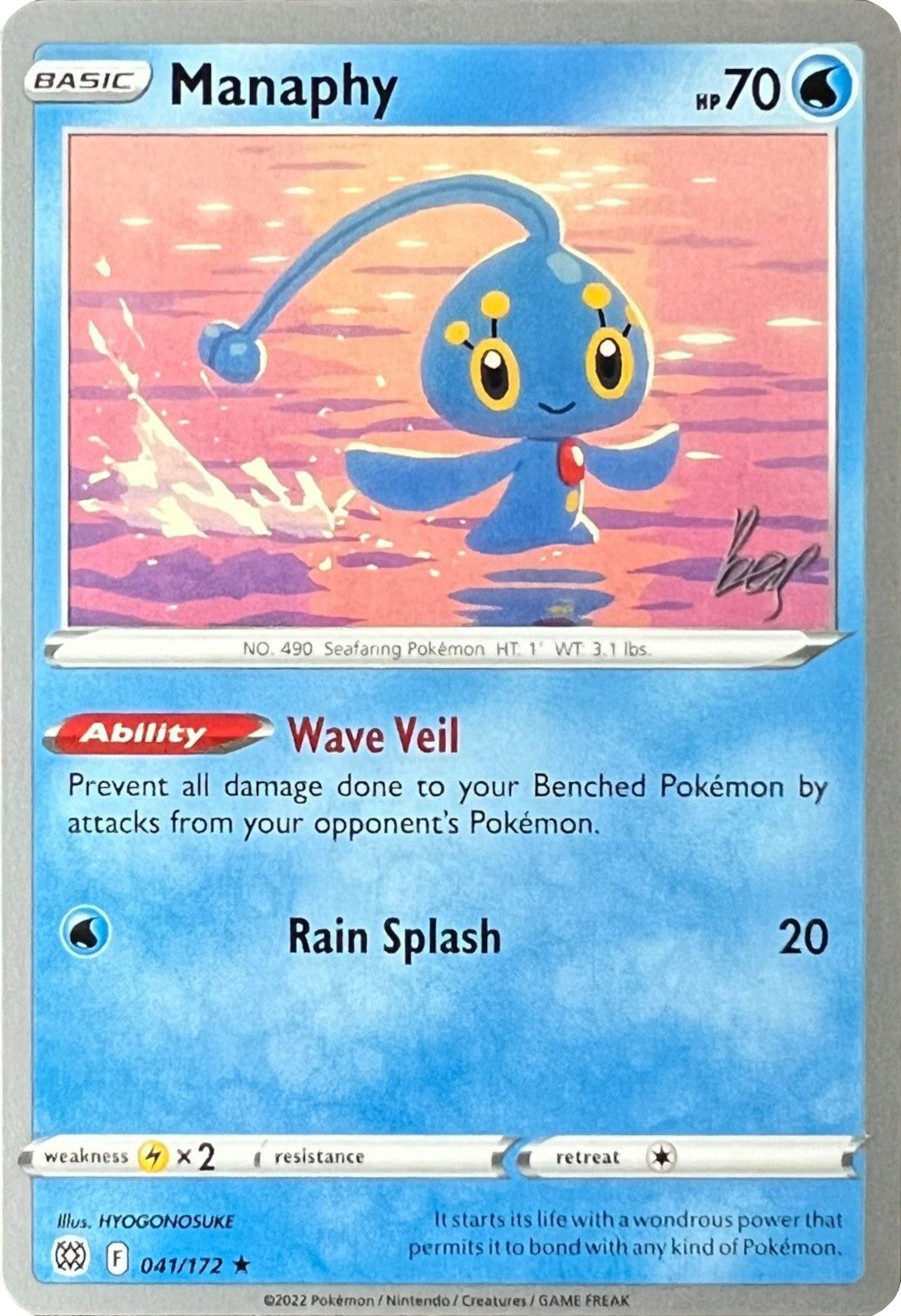 Manaphy (041/172) (Cheryl Again - Sebastian Lashmet) [World Championships 2022] | Black Swamp Games