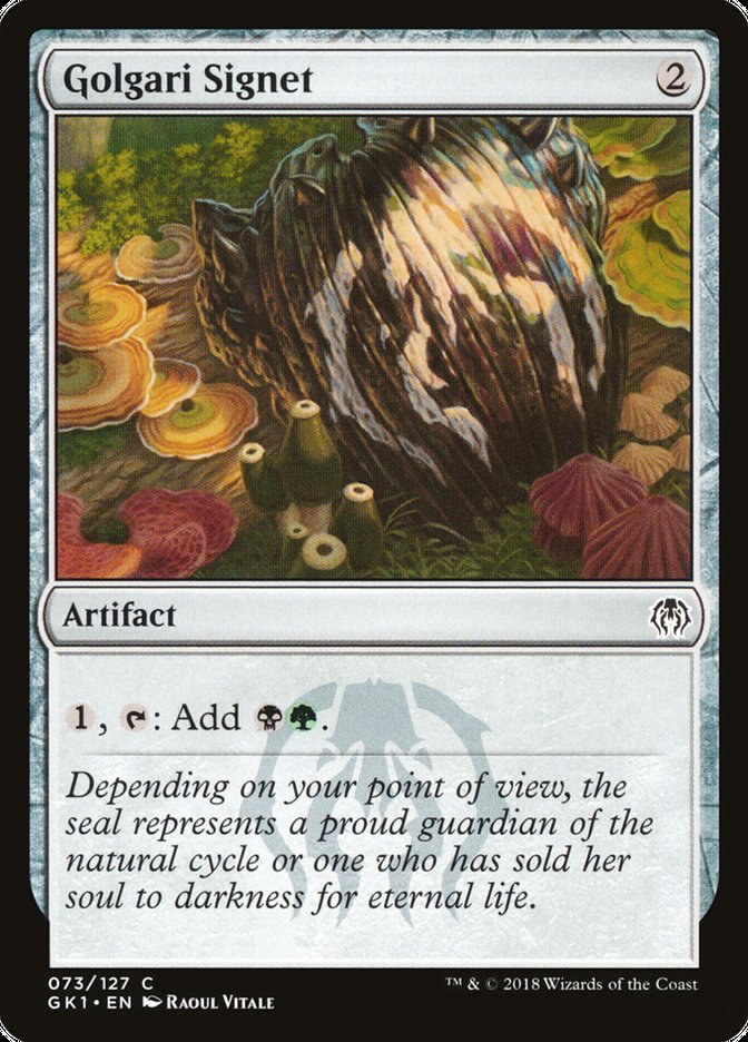 Golgari Signet [Guilds of Ravnica Guild Kit] | Black Swamp Games