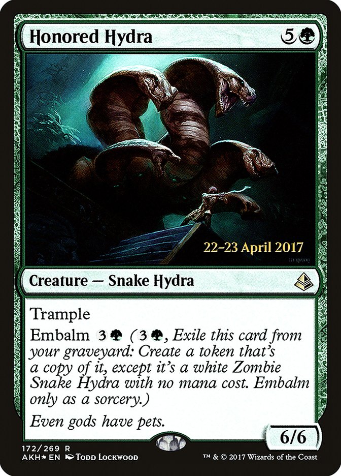 Honored Hydra [Amonkhet Prerelease Promos] | Black Swamp Games