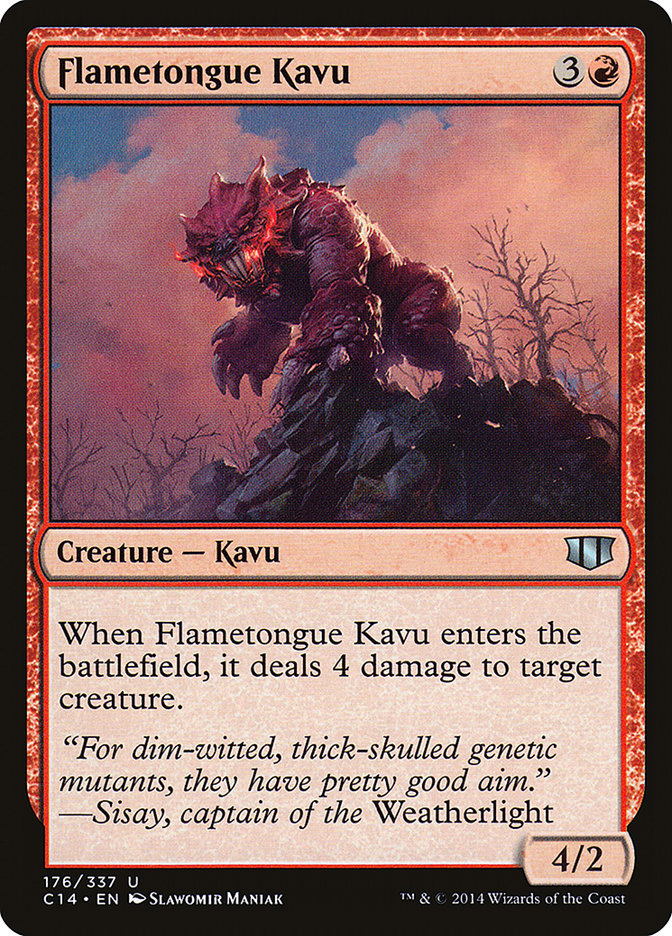 Flametongue Kavu [Commander 2014] | Black Swamp Games