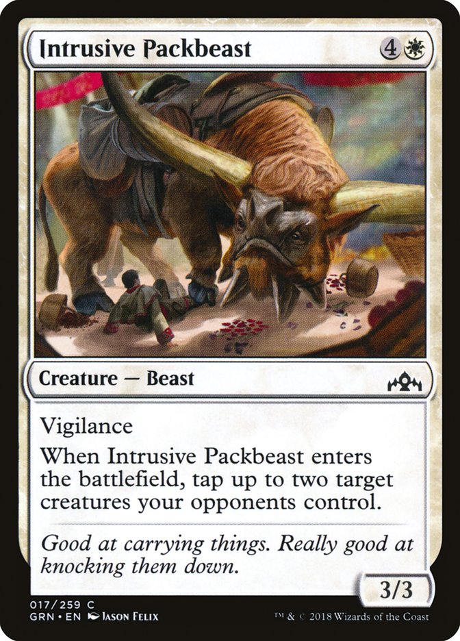 Intrusive Packbeast [Guilds of Ravnica] | Black Swamp Games