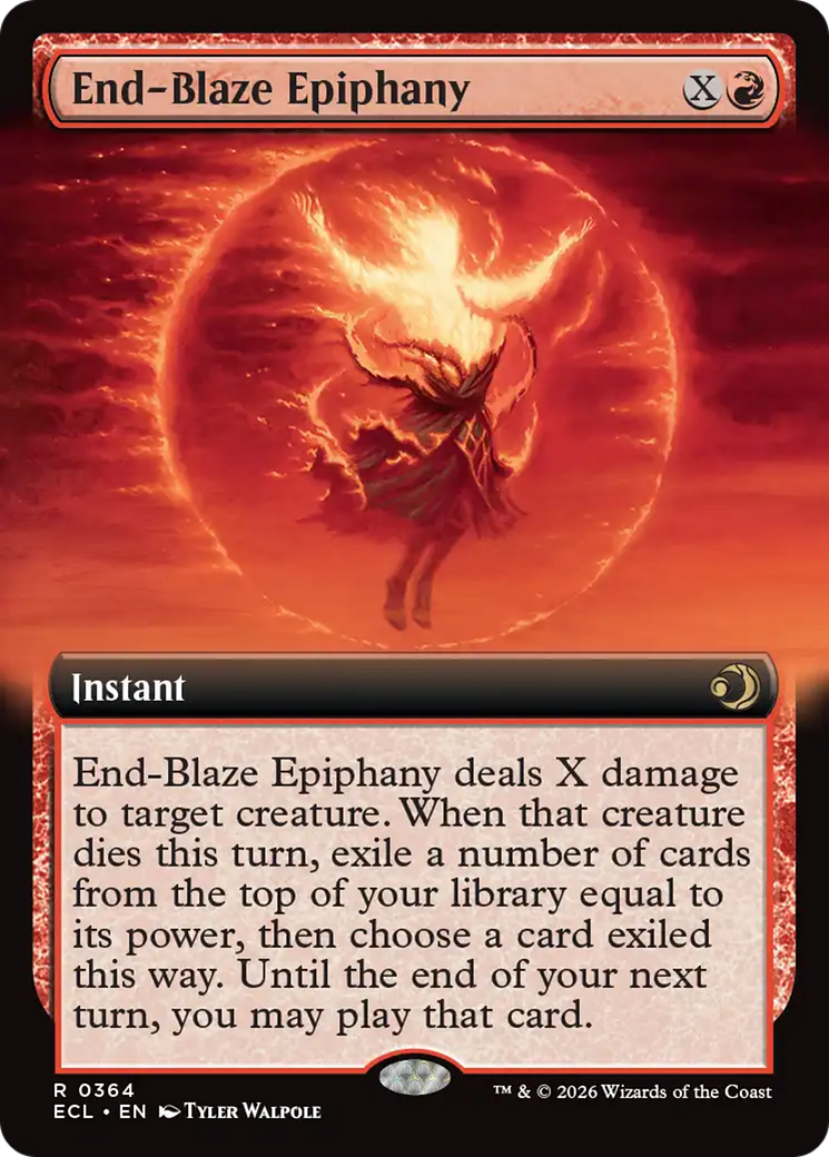 End-Blaze Epiphany (Extended Art) [Lorwyn Eclipsed] | Black Swamp Games