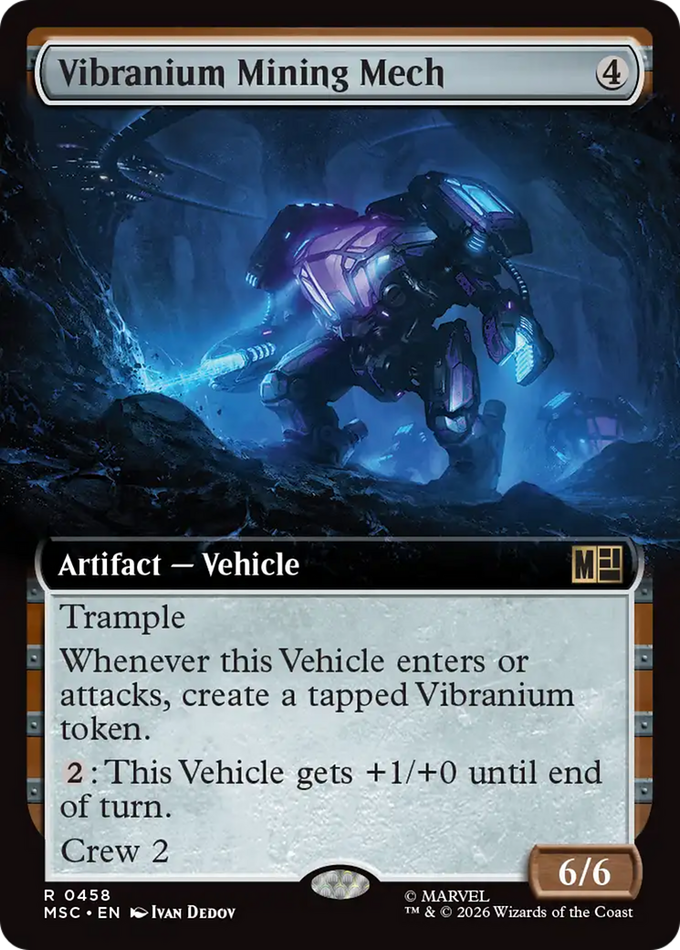 Vibranium Mining Mech (Extended Art) [Marvel Super Heroes Commander] | Black Swamp Games