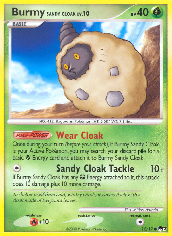 Burmy Sandy Cloak (12/17) [POP Series 7] | Black Swamp Games