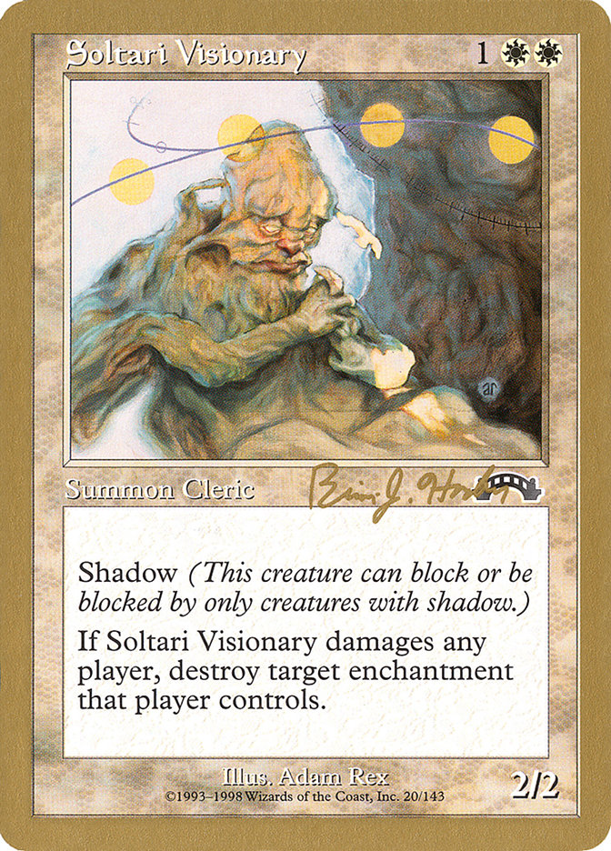 Soltari Visionary (Brian Hacker) [World Championship Decks 1998] | Black Swamp Games