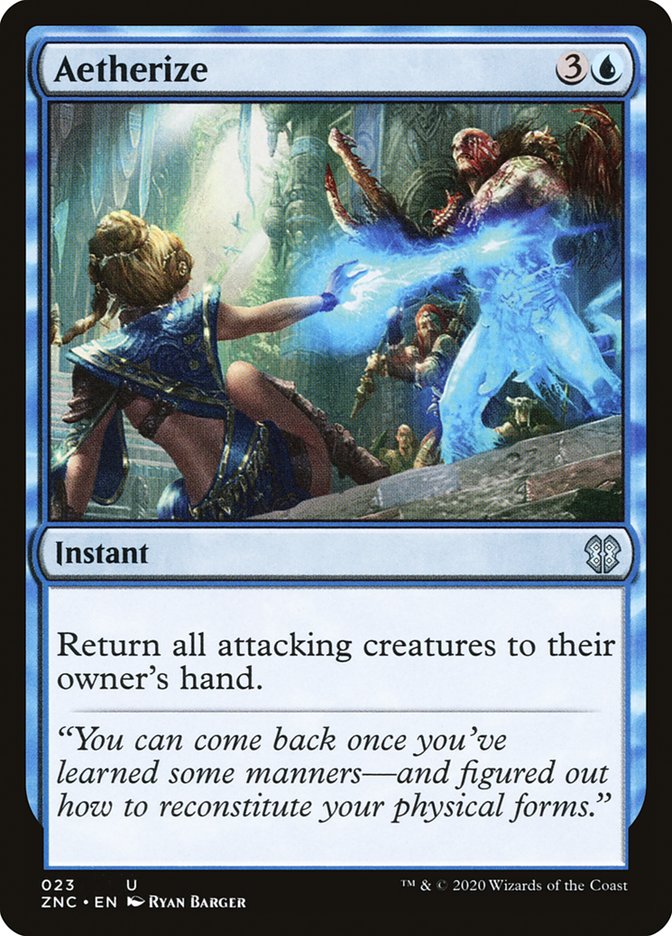 Aetherize [Zendikar Rising Commander] | Black Swamp Games