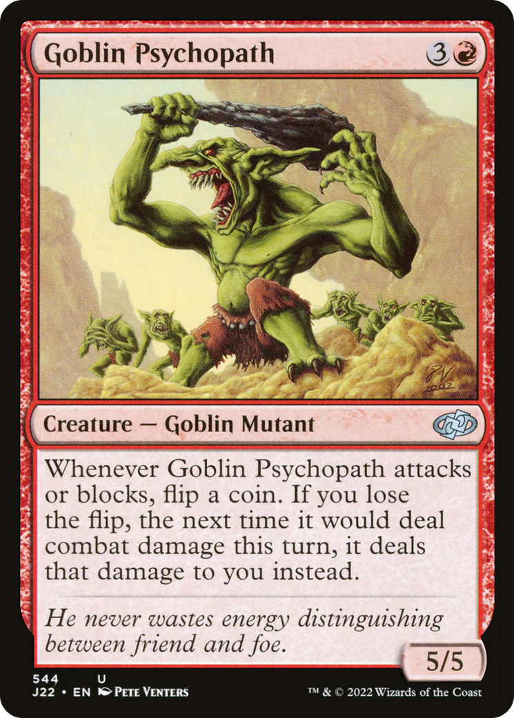 Goblin Psychopath [Jumpstart 2022] | Black Swamp Games
