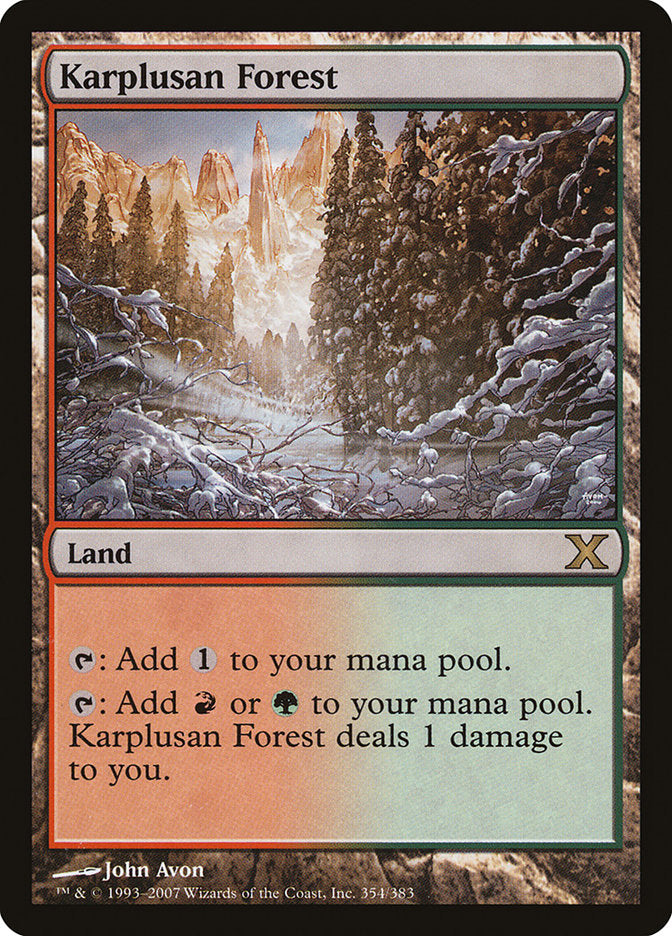 Karplusan Forest [Tenth Edition] | Black Swamp Games