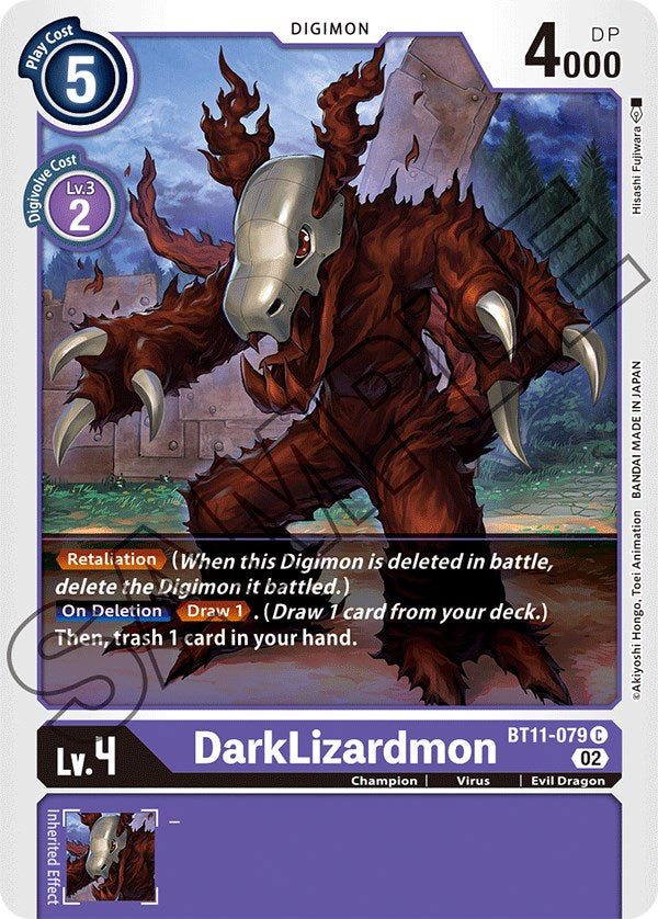 DarkLizardmon [BT11-079] [Dimensional Phase] | Black Swamp Games