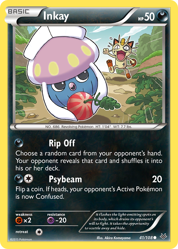 Inkay (41/108) [XY: Roaring Skies] | Black Swamp Games