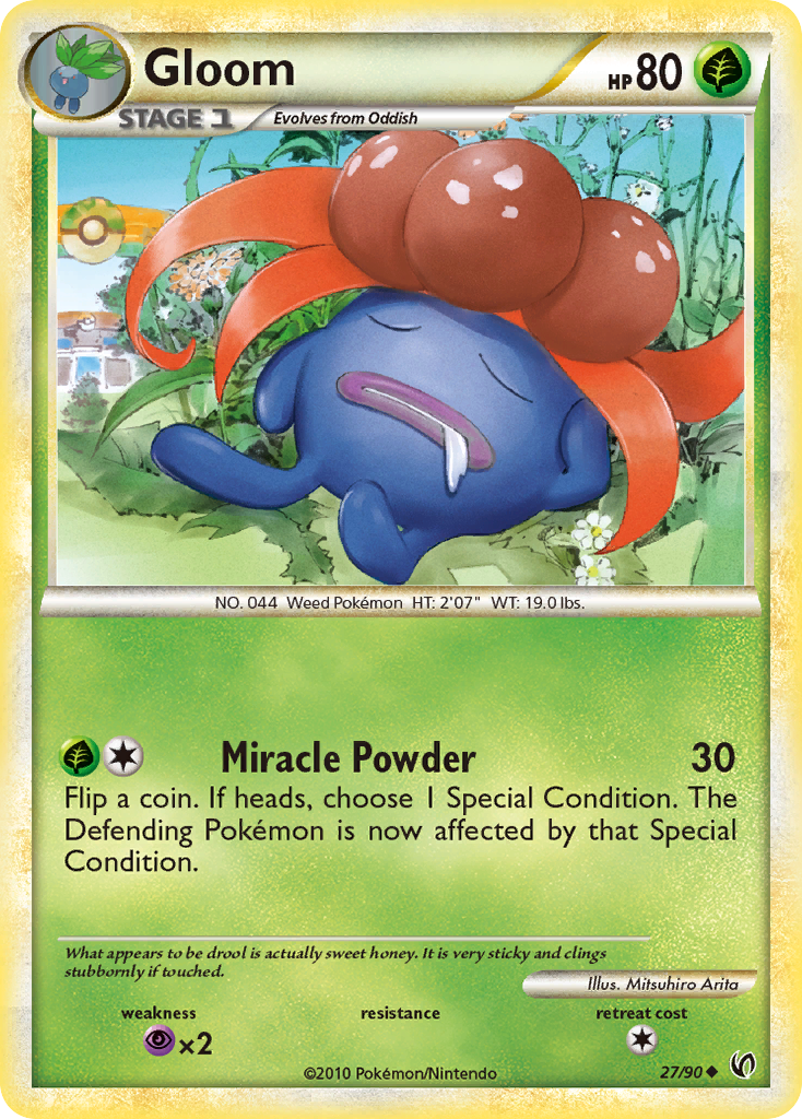 Gloom (27/90) [HeartGold & SoulSilver: Undaunted] | Black Swamp Games