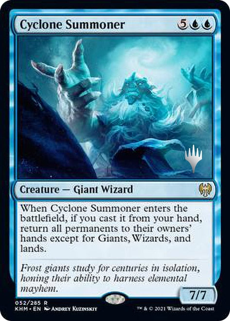 Cyclone Summoner (Promo Pack) [Kaldheim Promos] | Black Swamp Games