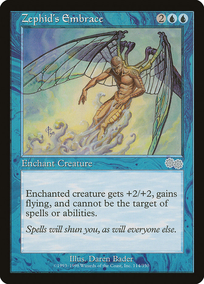 Zephid's Embrace [Urza's Saga] | Black Swamp Games