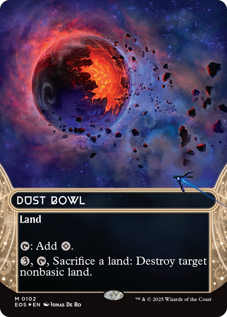 Dust Bowl (0102) (Borderless) (Galaxy Foil) [Edge of Eternities: Stellar Sights] | Black Swamp Games