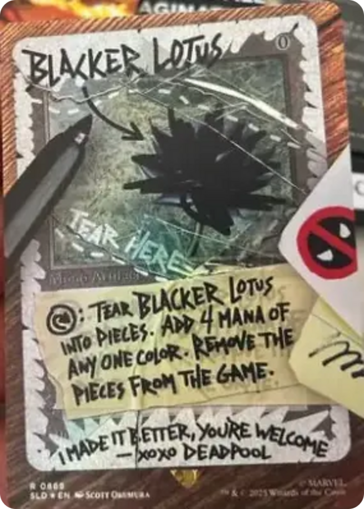 Blacker Lotus (Rainbow Foil) [Secret Lair Drop Series] | Black Swamp Games