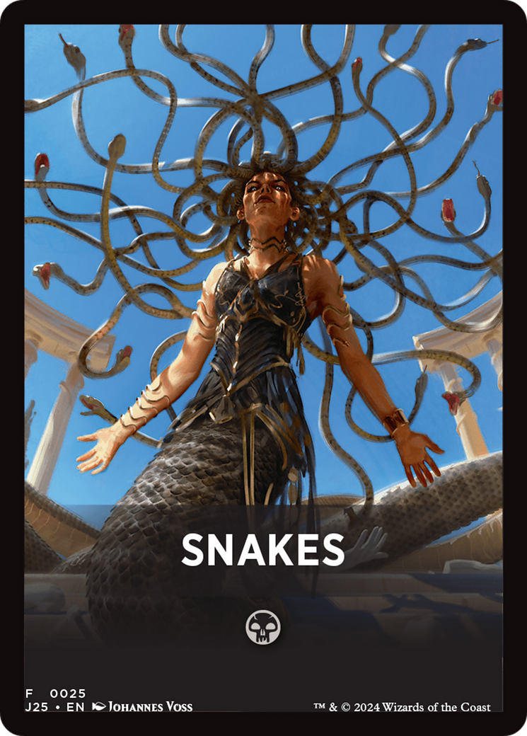 Snakes Theme Card [Foundations Jumpstart Front Cards] | Black Swamp Games