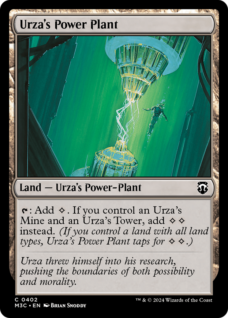 Urza's Power Plant (Ripple Foil) [Modern Horizons 3 Commander] | Black Swamp Games