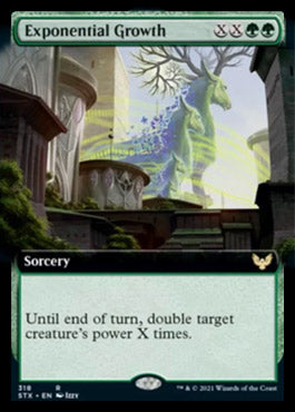 Exponential Growth (Extended Art) [Strixhaven: School of Mages] | Black Swamp Games