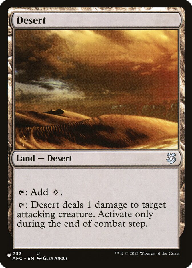 Desert [The List] | Black Swamp Games