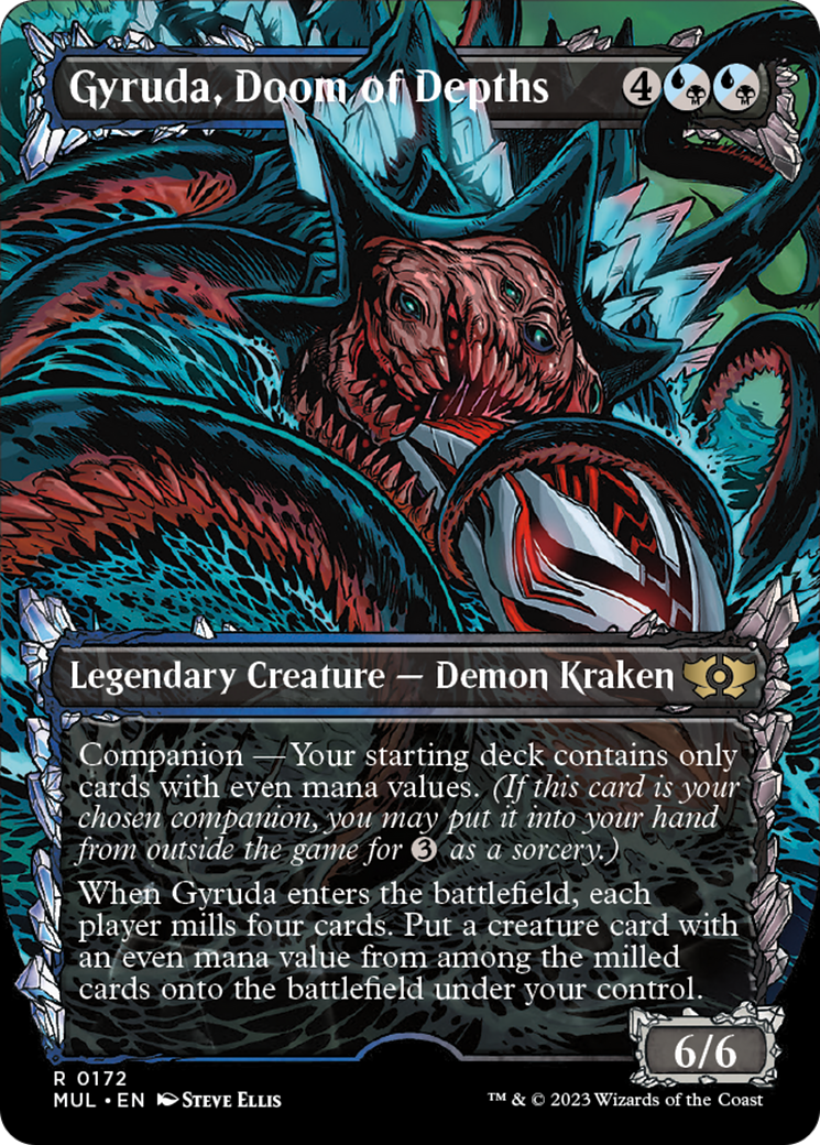 Gyruda, Doom of Depths (Halo Foil) [Multiverse Legends] | Black Swamp Games