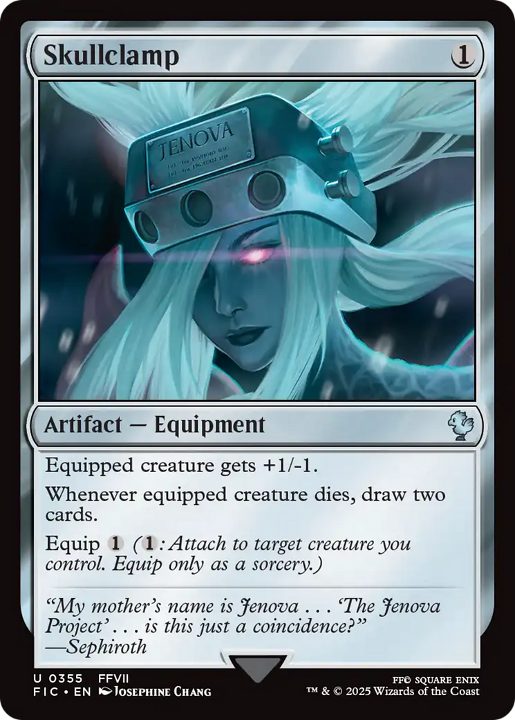 Skullclamp [FINAL FANTASY Commander] | Black Swamp Games