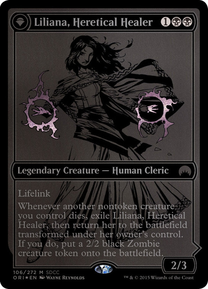 Liliana, Heretical Healer // Liliana, Defiant Necromancer [San Diego Comic-Con 2015] | Black Swamp Games