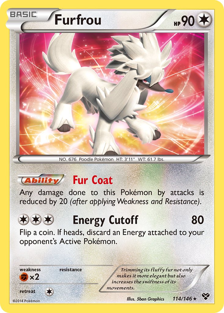 Furfrou (114/146)(Cosmos Holo) (Blister Exclusive) [XY: Base Set] | Black Swamp Games