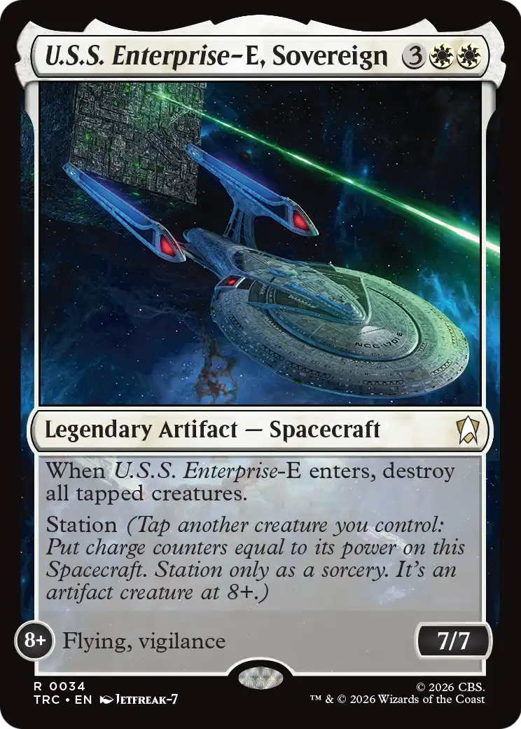 U.S.S. Enterprise-E, Sovereign [Star Trek Commander] | Black Swamp Games