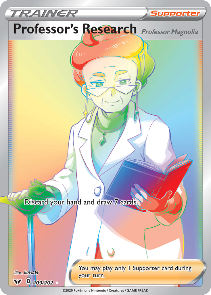 Professor's Research (209/202) [Sword & Shield: Base Set] | Black Swamp Games