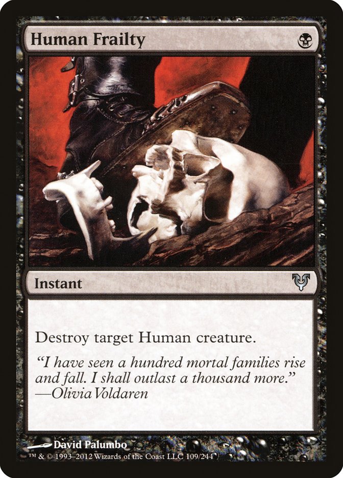 Human Frailty [Avacyn Restored] | Black Swamp Games