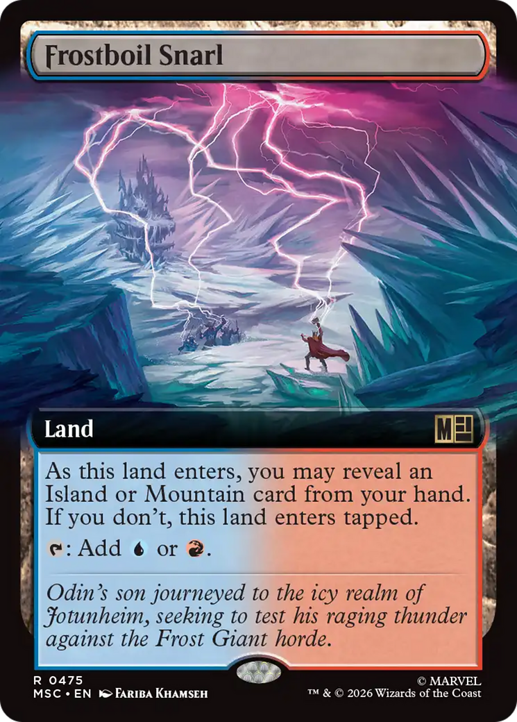 Frostboil Snarl (Extended Art) [Marvel Super Heroes Commander] | Black Swamp Games