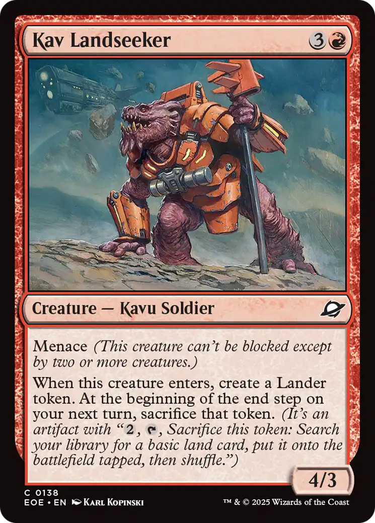 Kav Landseeker [Edge of Eternities] | Black Swamp Games
