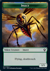 Beast (011) // Insect Double-Sided Token [Commander 2021 Tokens] | Black Swamp Games