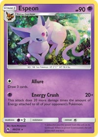 Espeon (89/214) (Cosmos Holo) (Blister Exclusive) [Sun & Moon: Lost Thunder] | Black Swamp Games