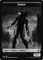 Zombie (010) // Zombie (011) Double-Sided Token [Commander 2019 Tokens] | Black Swamp Games