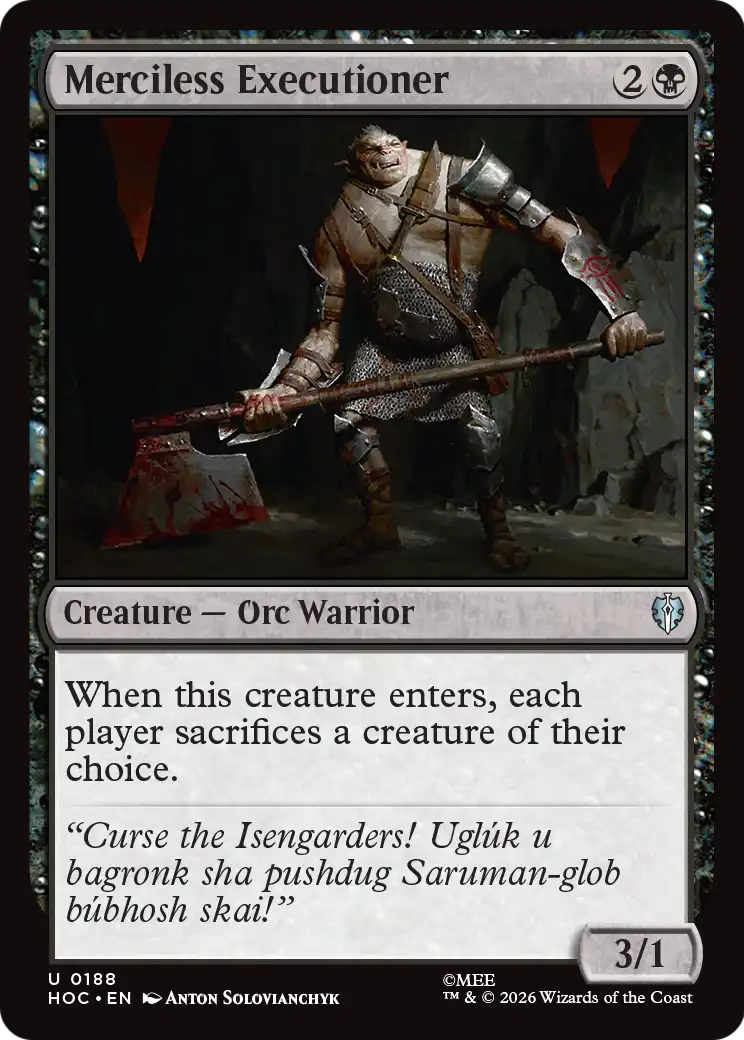 Merciless Executioner [The Hobbit: Eternal-Legal] | Black Swamp Games