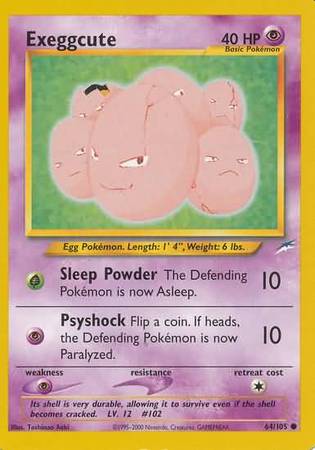 Exeggcute (64/105) [Neo Destiny Unlimited] | Black Swamp Games