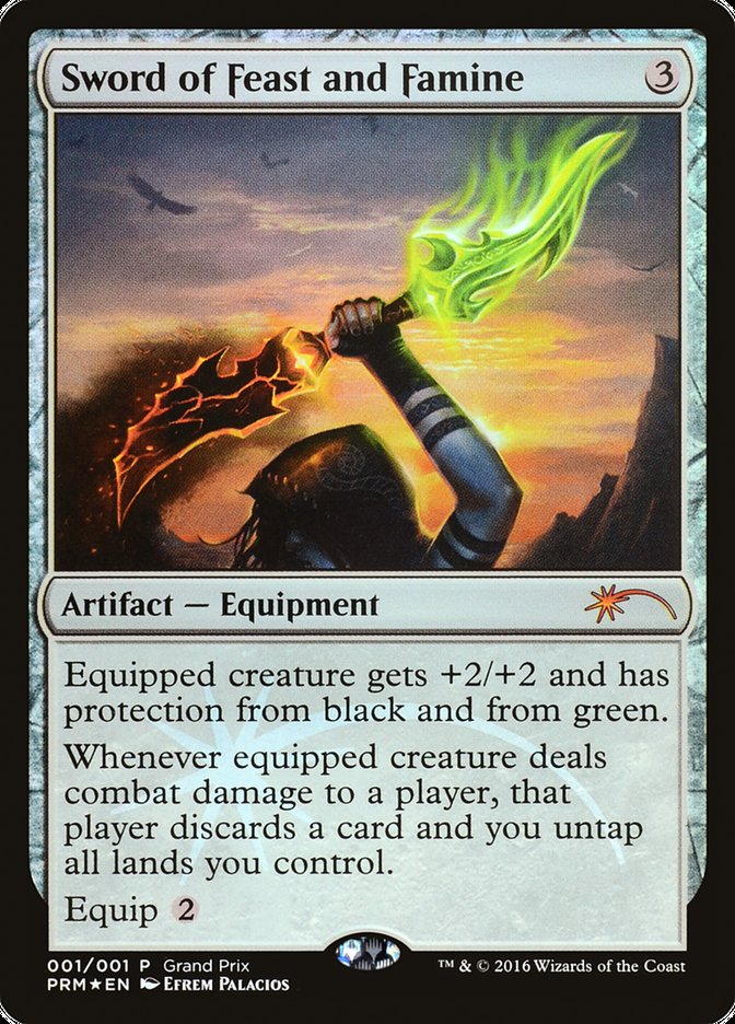 Sword of Feast and Famine [Grand Prix Promos] | Black Swamp Games