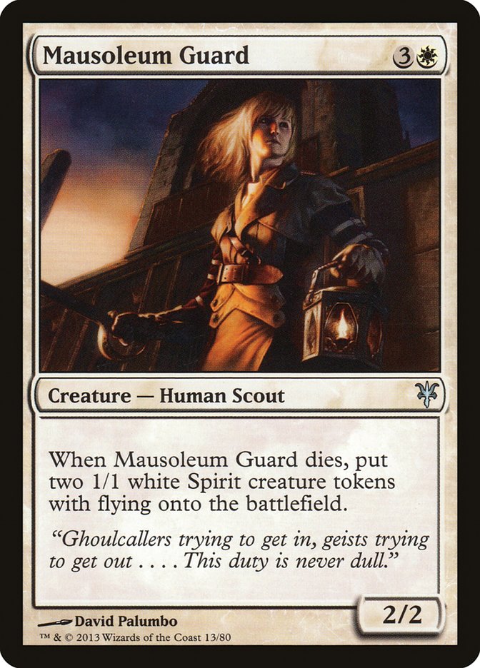 Mausoleum Guard [Duel Decks: Sorin vs. Tibalt] | Black Swamp Games