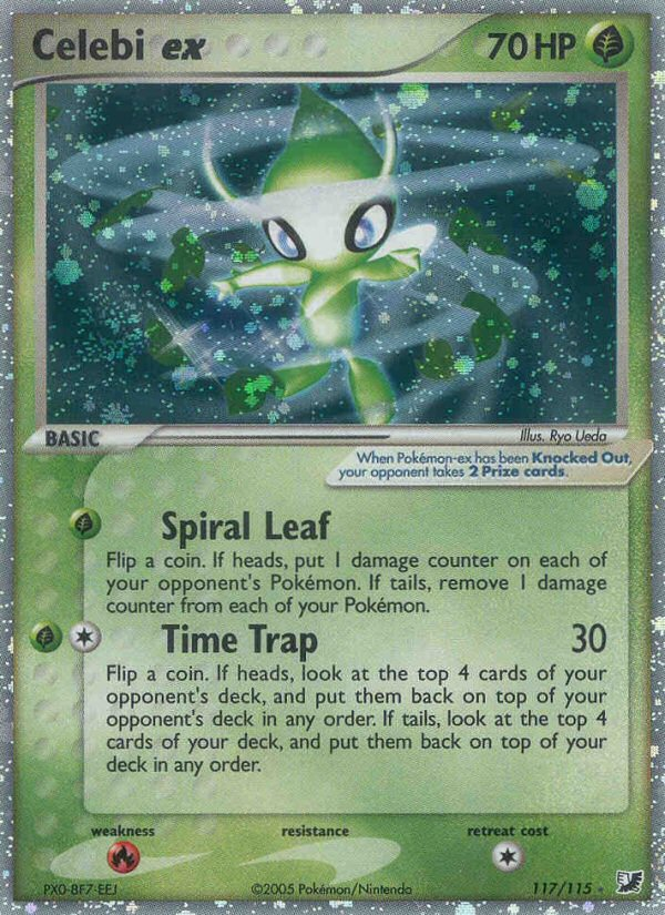 Celebi ex (117/115) [EX: Unseen Forces] | Black Swamp Games