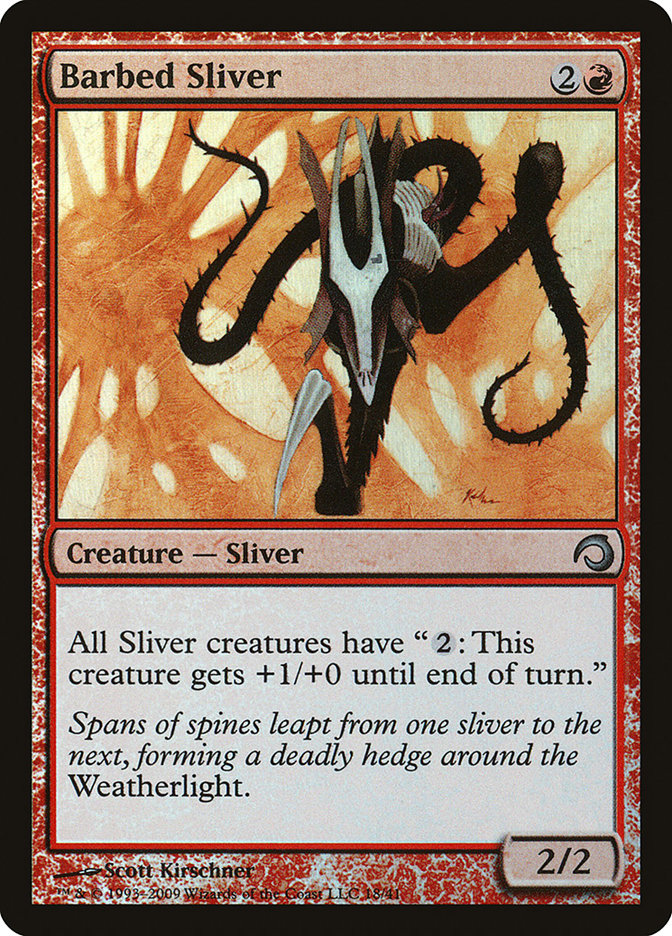 Barbed Sliver [Premium Deck Series: Slivers] | Black Swamp Games