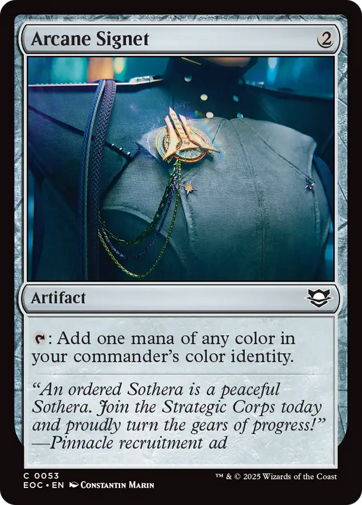 Arcane Signet [Edge of Eternities Commander] | Black Swamp Games