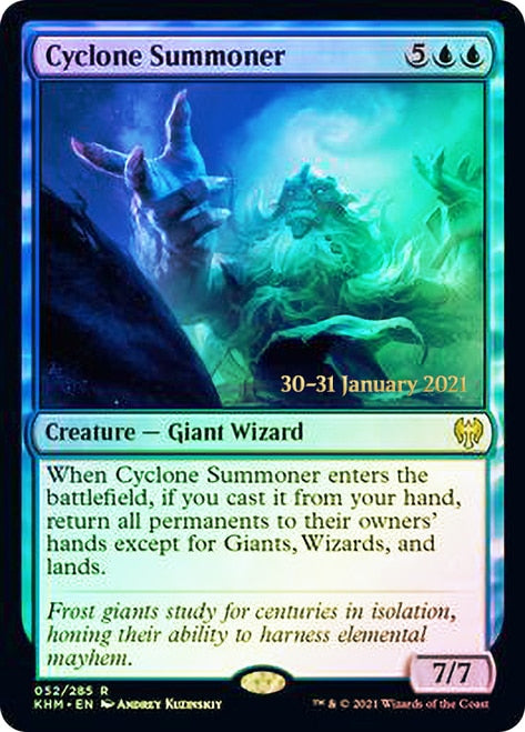 Cyclone Summoner [Kaldheim Prerelease Promos] | Black Swamp Games