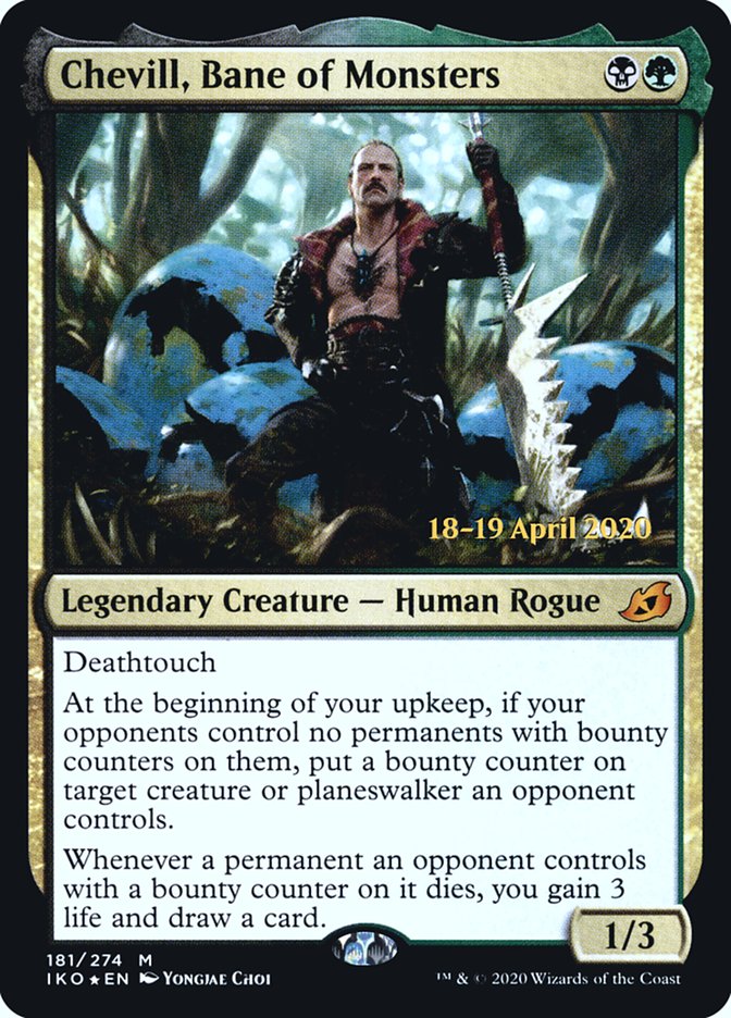 Chevill, Bane of Monsters [Ikoria: Lair of Behemoths Prerelease Promos] | Black Swamp Games