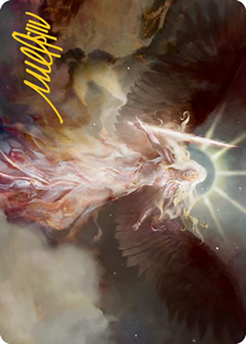 Serra's Emissary Art Card (Gold-Stamped Signature) [Modern Horizons 2 Art Series] | Black Swamp Games