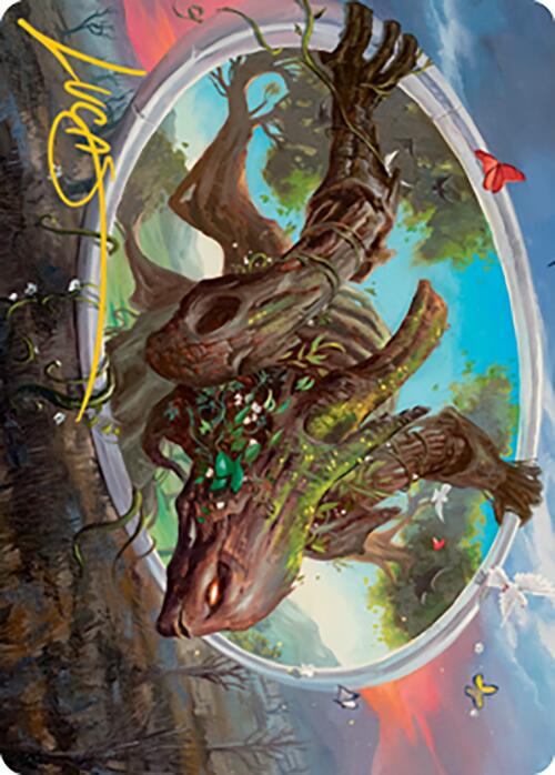 Gaea's Will Art Card (Gold-Stamped Signature) [Modern Horizons 2 Art Series] | Black Swamp Games