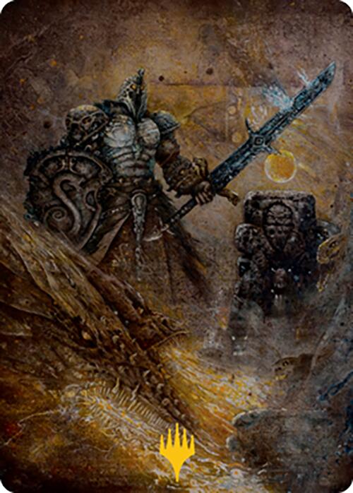 Dakkon, Shadow Slayer Art Card (48) (Gold-Stamped Signature) [Modern Horizons 2 Art Series] | Black Swamp Games