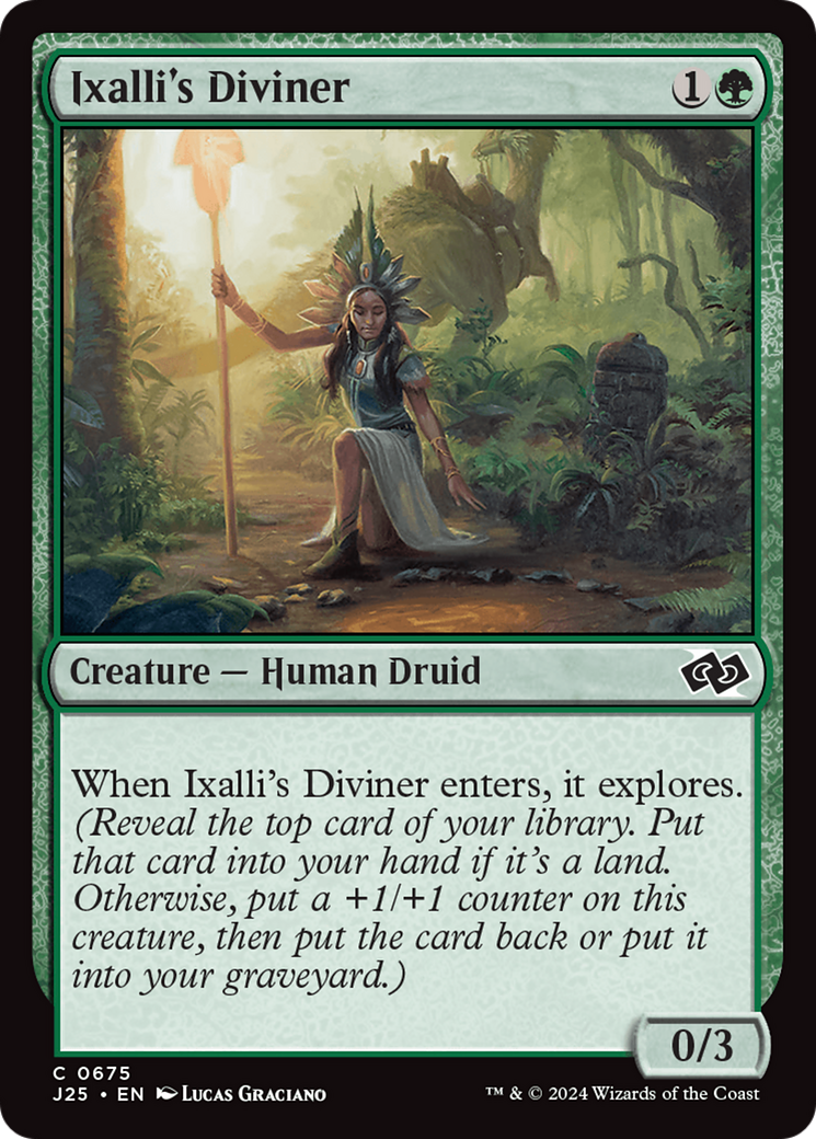 Ixalli's Diviner [Foundations Jumpstart] | Black Swamp Games