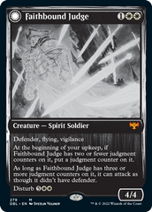 Faithbound Judge // Sinner's Judgment [Innistrad: Double Feature] | Black Swamp Games