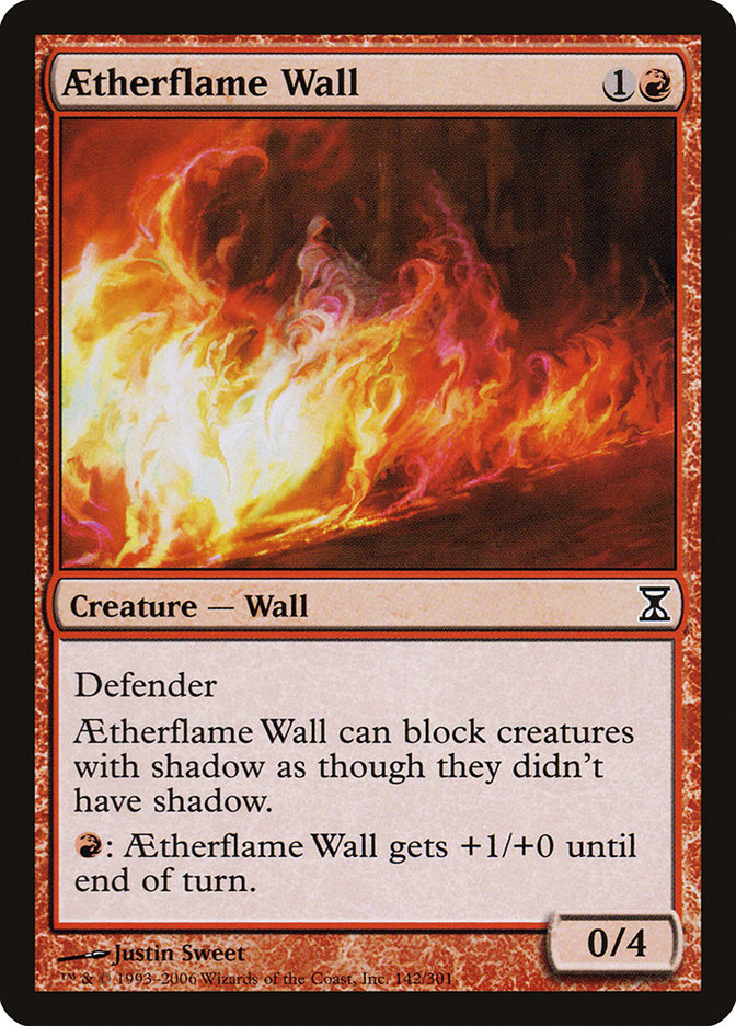 Aetherflame Wall [Time Spiral] | Black Swamp Games